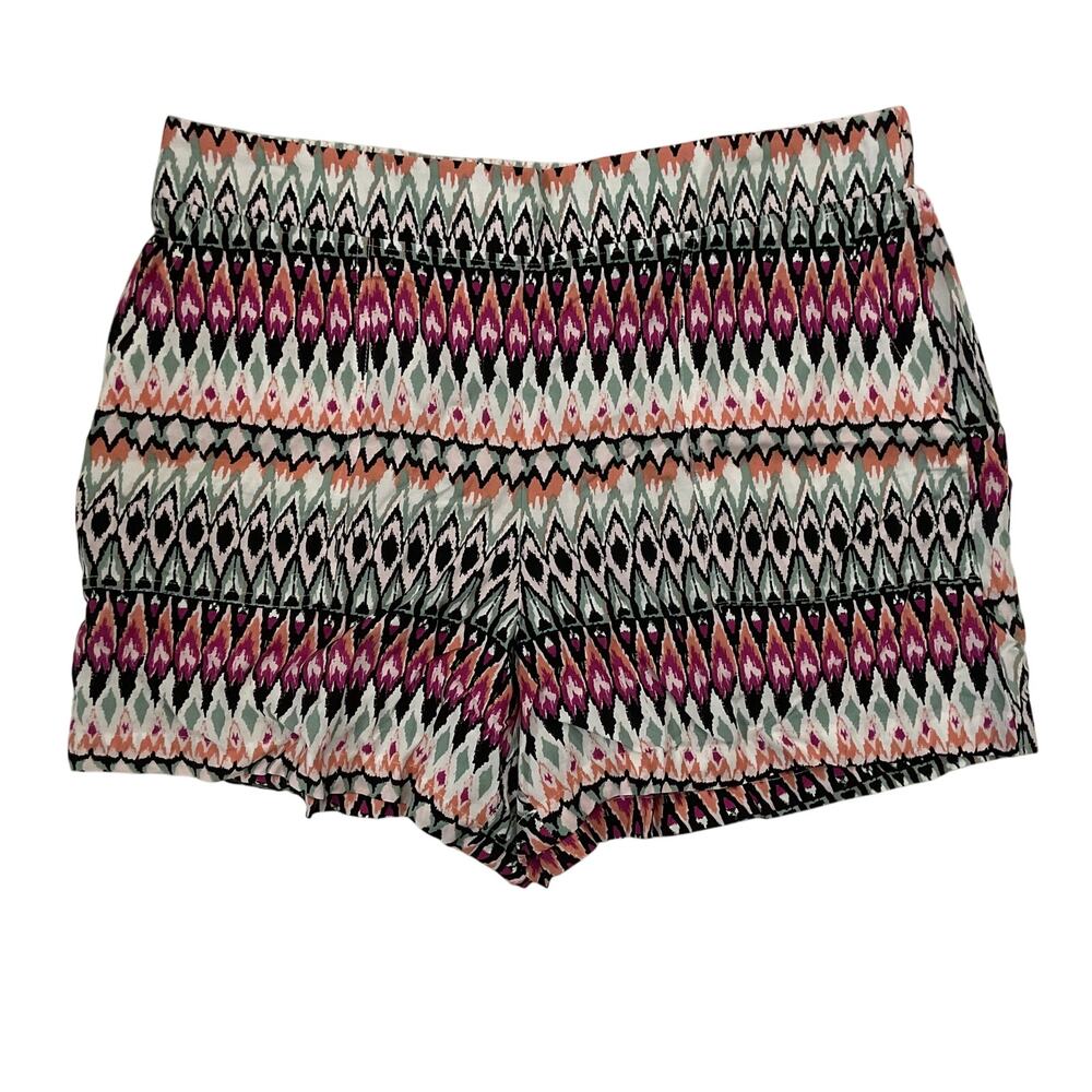 Wildfox Women’s Ikat Printed Pull on Casual Lightweight‎ Shorts - Size XL